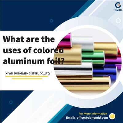 Kakšne so uporabe barvne aluminijaste folije?